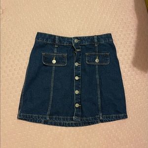 ZARA MINI DENIM SKIRT
